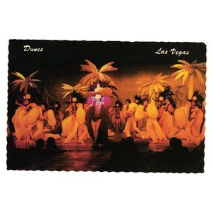 Vintage Postcard Dunes Hotel Country Club Casino De Paris Vacation French Show V